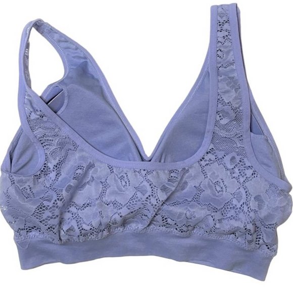 Rhonda Shear Ahh Bra w/Lace Back 2 Pack SMALL - Picture 2 of 4